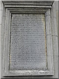 C4316 : Inscribed stone, Longtower Church by Kenneth  Allen