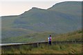SN7867 : The Dam Wall, Llyn Teifi by Mick Garratt