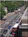 TQ2982 : Olympic Route Network: Games Lanes, Euston Road NW1 by Christopher Hilton