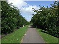 Cycle track heading north beside the A563