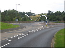 NU2311 : Roundabout on the A1068 by James Denham