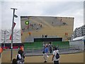 Giant mirror at the London 2012 Olympic Park