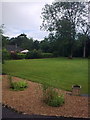 TM3876 : Back Garden at Highfield Residential Home by Geographer