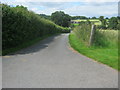 Access road for farm from A438 layby