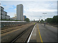 Looking west from Woking BR