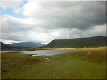 NN3665 : Loch na Sgeallaig near Corrour Station by Karl and Ali