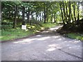 Minor road junction at Turnpike Knowe (August 2012)