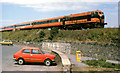 O2911 : Train, Greystones by Albert Bridge