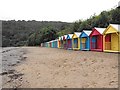 Llanbedrog beach huts