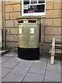 ST6316 : Olympic Gold Pillar Box, Sherborne by Keith Salvesen