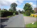 The Heath, the road running through Woolpit Heath