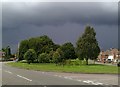 Storm clouds over the Kingsway in Braunstone