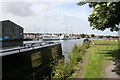 SD4455 : Glasson Dock from Lancaster Canal by Dave Dunford