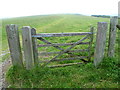 TQ4705 : The South Downs Way between Firle Beacon and Firle Bostal by Marathon