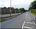 A4048 heads NW towards Blackwood from Pontllanfraith