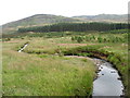 A small burn near Corrymuckloch, looking east