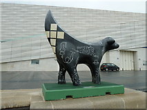 SJ3389 : Curious creature adjacent to the Museum of Liverpool (C) by Basher Eyre