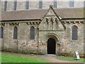 NZ1198 : 12th Century Norman doorway, Brinkburn Priory, Northumberland by Derek Voller