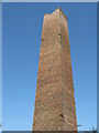 NS9373 : Avonbridge brickworks - the chimney by M J Richardson