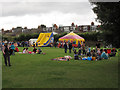 Family area at the community festival