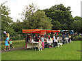 Stalls at the community festival