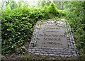 Salmon Pastures School - re-sited stone plaques