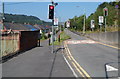 Narrow section of Greenfield Terrace roadway, Abercynon