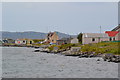 Houses on Loch a Bh?igh shoreline, looking towards the harbour