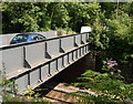 South side of the B4275 railway bridge, Pontcynon