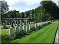 War graves in Dunoon Cemetery