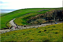 R0492 : Cliffs of Moher - Junction of Paths along Cliffs by Joseph Mischyshyn