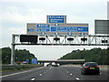 M27 Motorway Overhead Gantry Sign