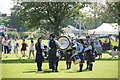 Alyth Pipe Band in Davie Park, Rattray