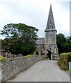 Church spire, Abergwili