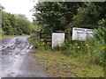 Glogue Quarry entrance