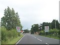 Entering Lisnaskea from the north along the A34