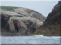 NA6846 : Flannan Isles: rounding Bròna Cleit by Chris Downer