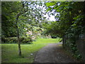 Footpath beyond the end of Camelot Avenue