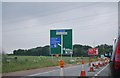 Approaching junction 29, A30