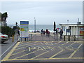 SZ0790 : Beach access at Durley Chine, Bournemouth by Malc McDonald