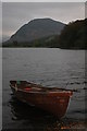 NY1221 : Loweswater and boat by Peter Bond