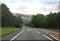 A66 approaching Portinscale turning