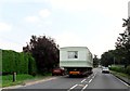 Wide load caravan at North Chailey