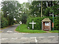 Bus shelter at Sandhurst Cross