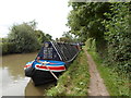 SP3997 : Working Narrow Boat Hadar moored outside Stoke Golding Marina by Keith Lodge