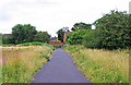 Footpath at Burlish Top approaching Gould Avenue West, Kidderminster