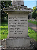 TL4262 : Girton war memorial by Hugh Venables