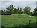 Farmland and burial mound, Ashwell