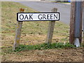 Oak Green sign