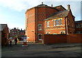 Gaol Street entrance to Shire Hall car park, Hereford
